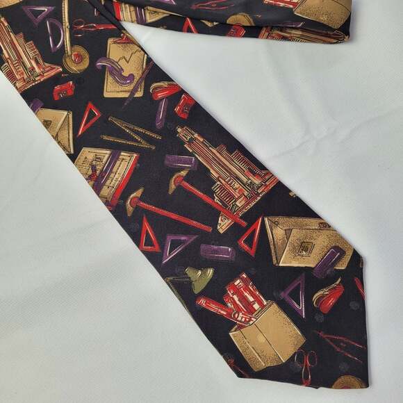 Draftsman/Engineer/Architect Silk Tie - Picture 2 of 8